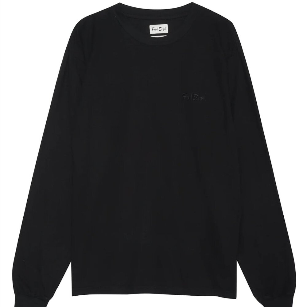 FRED SEGAL Logo Core Long Sleeve Black T-Shirt Sz 4 (Men's 2XL, Women's 3XL)